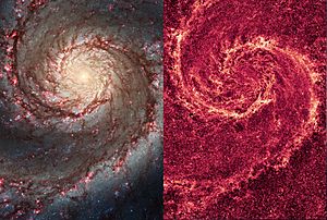 The Two-faced Whirlpool Galaxy