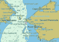 US NOAA nautical chart of Bering Strait