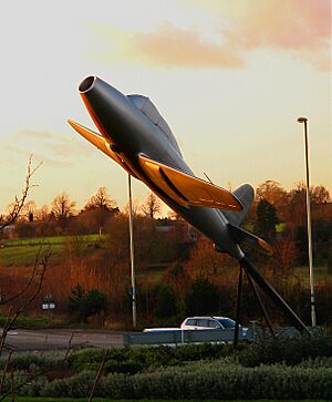 Whittle memorial, Lutterworth