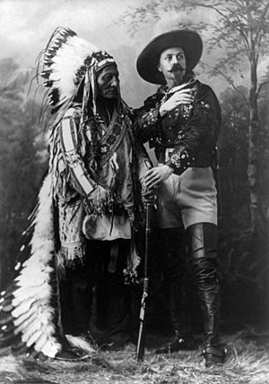 William Notman studios - Sitting Bull and Buffalo Bill (1895) edit