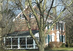 Benjamin Clark House, built in 1769, in Deptford Township, January 2010