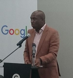 Buti Manamela Google event.jpg