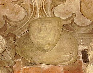 Celtic Head Great Malvern Priory