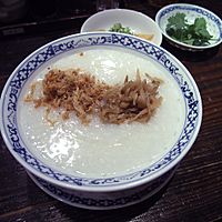 Chinese rice congee