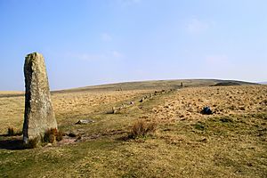 Drizzlecombe view north 1