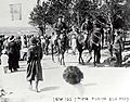 Eliazar Margolin leading the 39th Royal Fusiliers through Bet Shemen in Israel