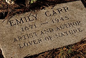 Emily Carr Gravestone