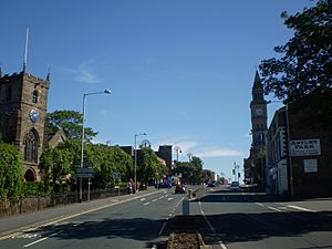 Entering Chorley Town Centre.JPG