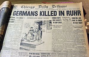 France Invades Ruhr Chicago Daily Tribune 6 March 1923