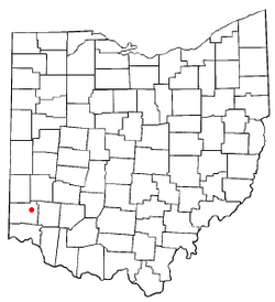 Location of Trenton, Ohio