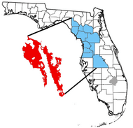 Ocala Limestone map