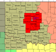 Oklahoma City WXK-85 County Map.gif