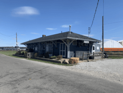 The former Erie Railroad depot in Rittman, now a restaurant.