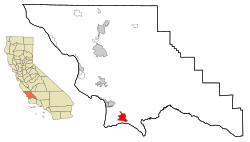 Location in San Luis Obispo County and the state of California