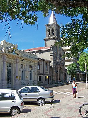 Governmental building and Cathedral of St. Fructuosus