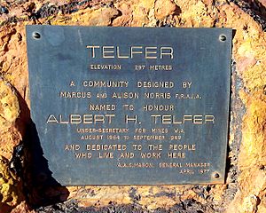 Telfer Plaque