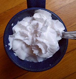 Vegan whipped cream