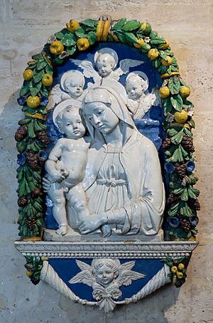 Virgin Child Cherubim Della Robbia