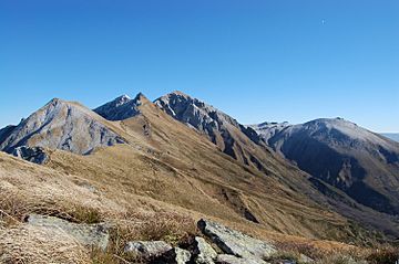 South face of Puy de Sancy viewed from Tour Carrée