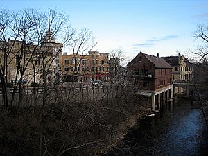 Downtown Wauwatosa along the Menomonee River