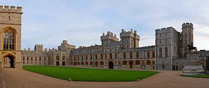 Windsor Castle Upper Ward Quadrangle Corrected 2- Nov 2006