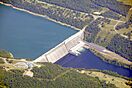 Aerial view of Bull Shoals Dam