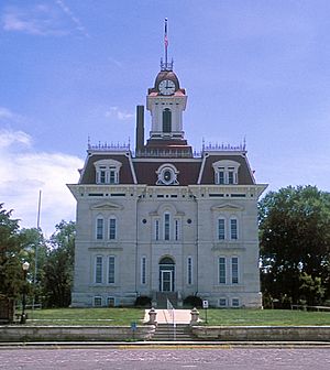 Chase County Courthouse in Cottonwood Falls