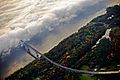 Kingston-Rhinecliff Bridge in fog