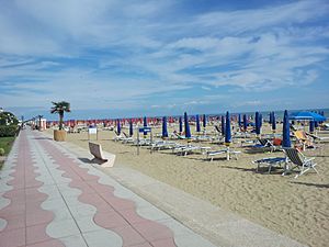 The beach of Jesolo