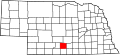 State map highlighting Phelps County