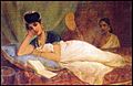 Raja Ravi Varma, Reclining Woman