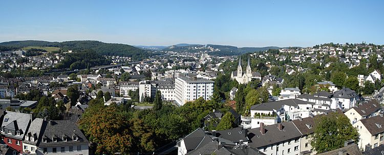 Siegen Aussicht Oberes Schloss Schlosspark