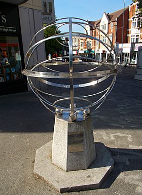 The Sutton Armillary, Sutton High Street, Sutton, Surrey, London - Flickr - tonymonblat.jpg