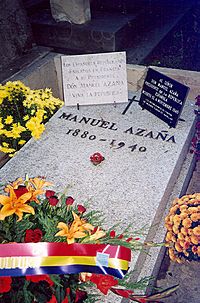 Tumba de Manuel Azaña