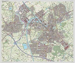 Topographic map of Almelo, Sept. 2014