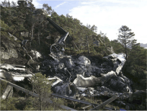 Atlantic Airways Flight 670 wreckage