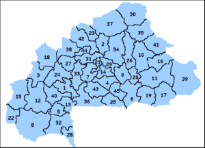 Burkina Faso Provinces