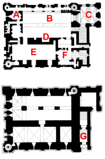 Castle Rising, plan