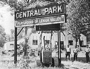 Central Park Sign - 1964