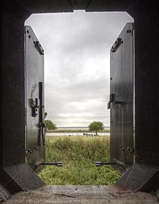 Coalhouse Fort casemate view