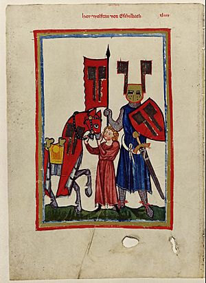 CodexManesseFol149vWolframVonEschenbach