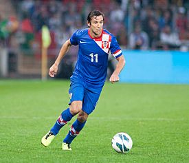 Darijo Srna - Croatia vs. Portugal, 10th June 2013 (3) (crop)