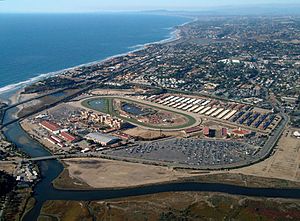 The Del Mar racetrack