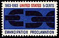 Emancipation Proclamation 1963 U.S. stamp.1