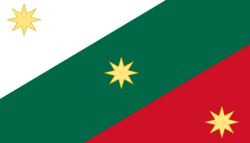 First flag of the Mexican Empire