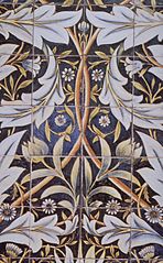 Morris tiles de Morgan 1876