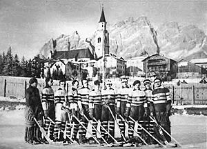 Polish ice hockey national team St. Moritz 1928