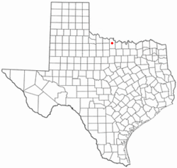 Location of Henrietta, Texas