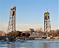 Welland Canal Bridge 21-Clarence St. Bridge - Port Colborne-Ontario-20220317