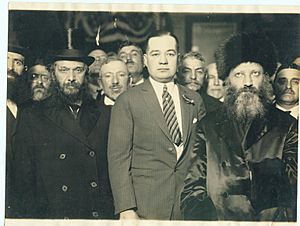 Abraham Isaac Kook with the mayor of New York